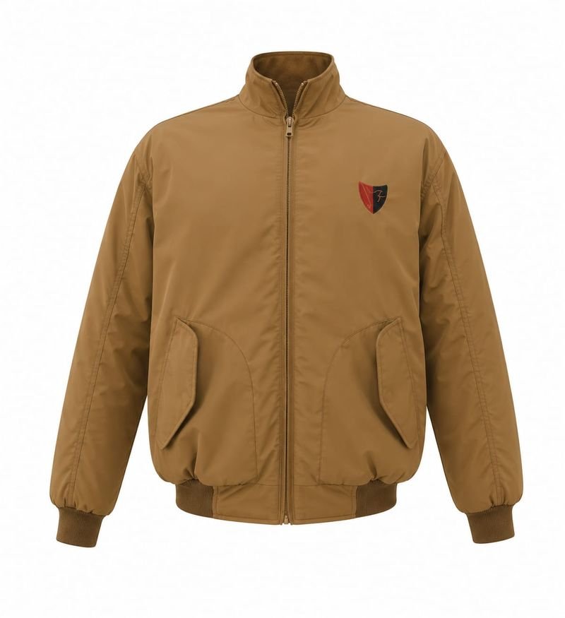 Jaket custom warna khaki